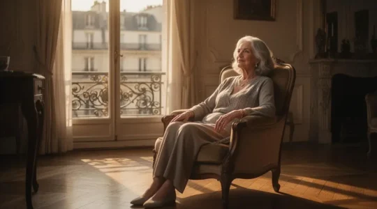 Interieur francais chaleureux et securise amenage pour le bien-etre d'une personne agee